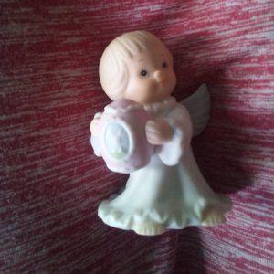 👵LIKE NEW VINTAGE PRECIOUS MOMENTS EASTER EGG ANGEL